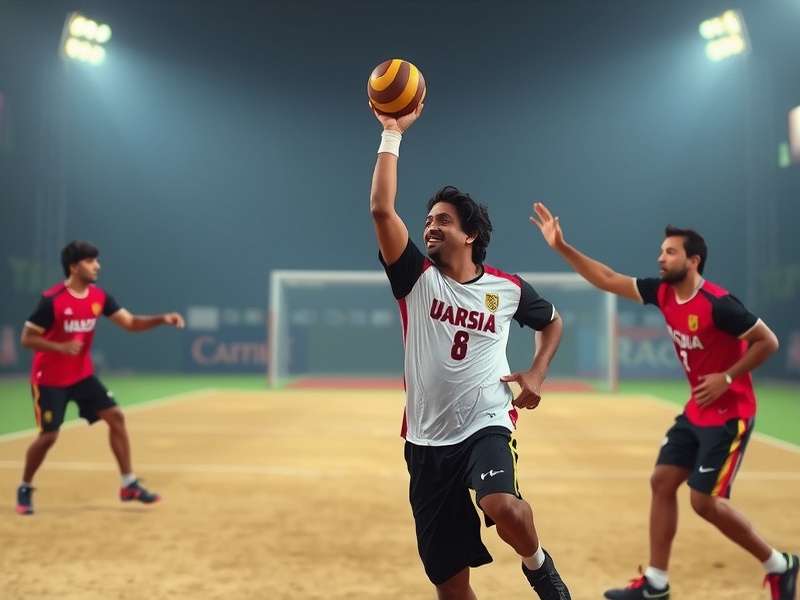 Bollywood Handball Champions Game Screenshot